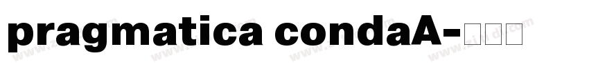 pragmatica condaA字体转换